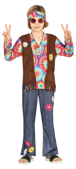 Costume Hippie Ragazzo Fiori
