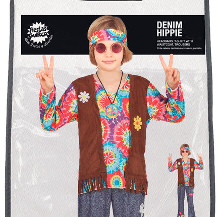Costume Hippie Ragazzo Fiori