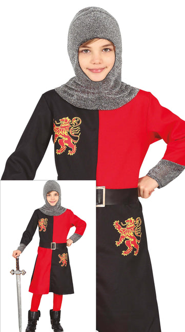 Costume da cavaliere ragazzo Medioevo
