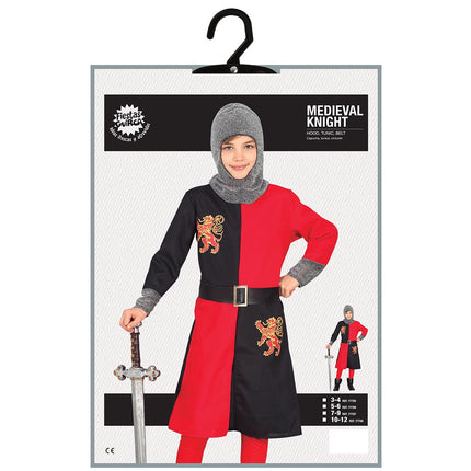 Costume da cavaliere ragazzo Medioevo