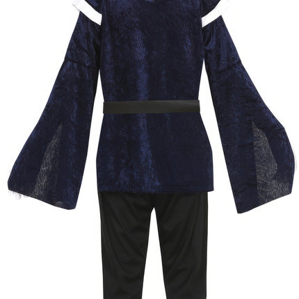 Costume da moschettiere ragazzo blu