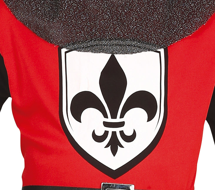 Costume da cavaliere bambino rosso
