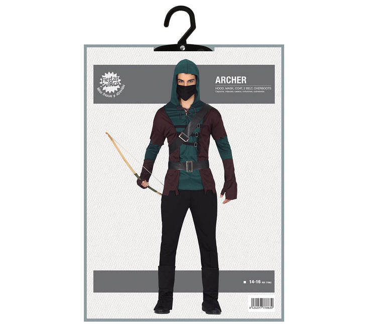 Costume da arciere ragazzo 14/16 anni