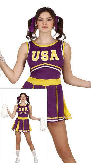 Costume da ragazza cheerleader 14/16 anni