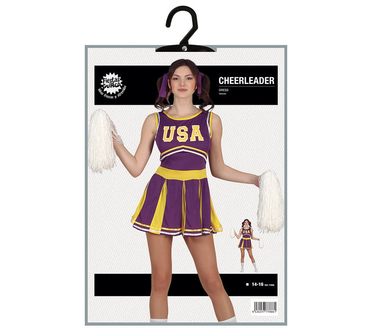 Costume da ragazza cheerleader 14/16 anni