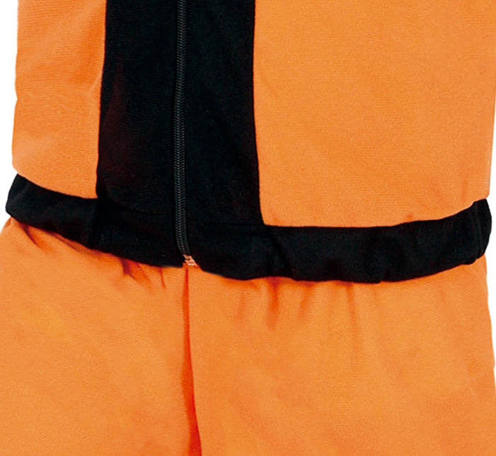 Costume Ninja Ragazzo Arancione Nero