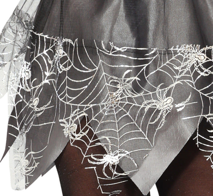 Costume da Strega Halloween Donna Argento