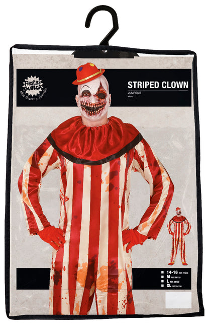 Costume di Halloween da clown assassino per uomo