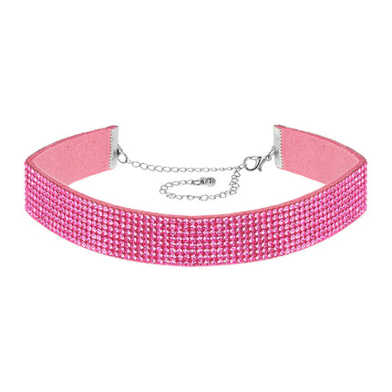 Girocollo Crystal rosa