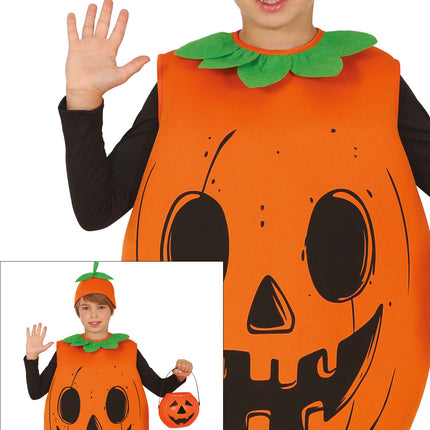 Costume Halloween Bambino Zucca Arancione