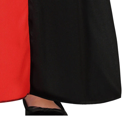 Costume da vampiro di Halloween da ragazza nero