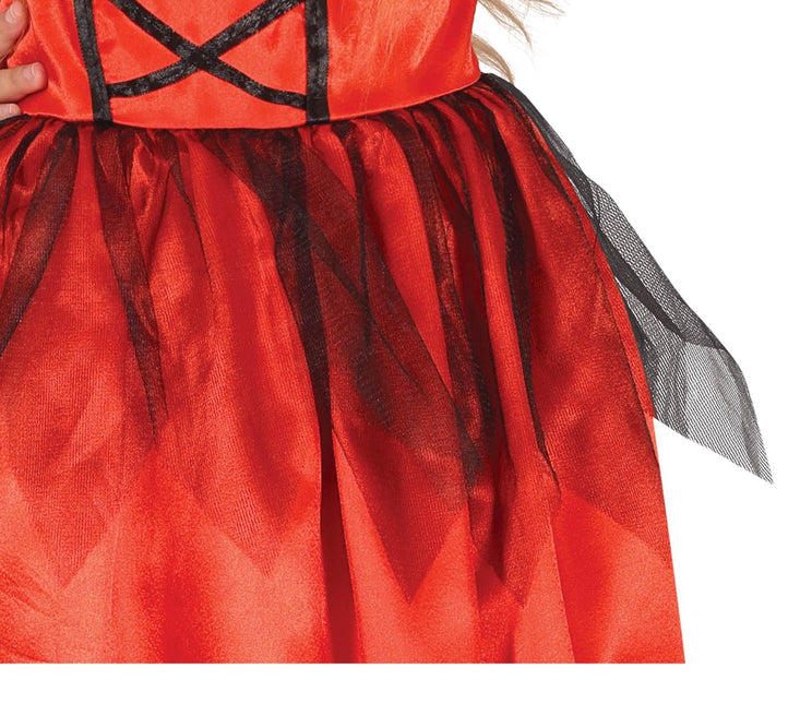 Costume di Halloween da Diavolo Ragazza Rosso