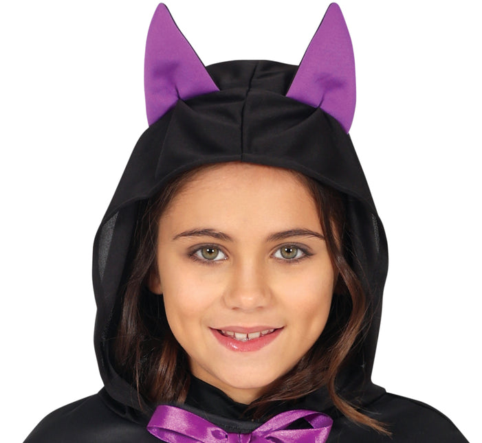 Poncho di Halloween per ragazze pipistrello