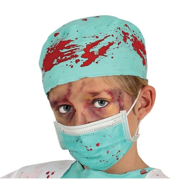 Costume di Halloween da Dottore Bambino Sangue