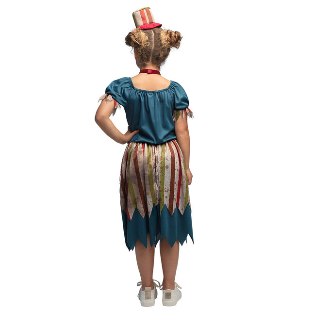Vestito Halloween Ragazza Clown