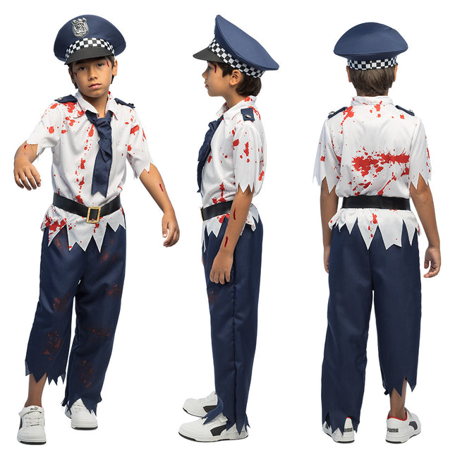 Costume di Halloween da agente di polizia per ragazzo