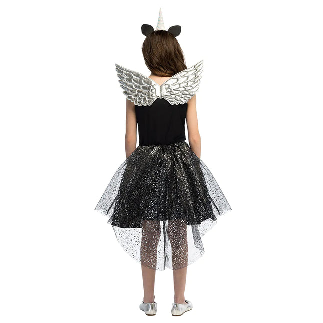 Vestito da unicorno per bambina nera