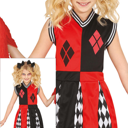 Vestito Halloween Ragazza Cheerleader