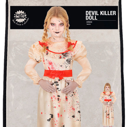 Vestito Halloween Ragazza Diavolo Assassino