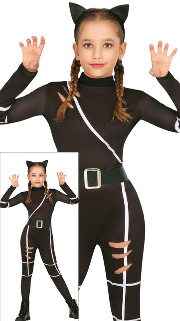 Costume Halloween Ragazza Gatto