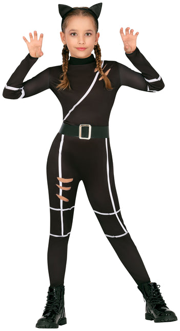 Costume Halloween Ragazza Gatto