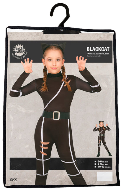 Costume Halloween Ragazza Gatto