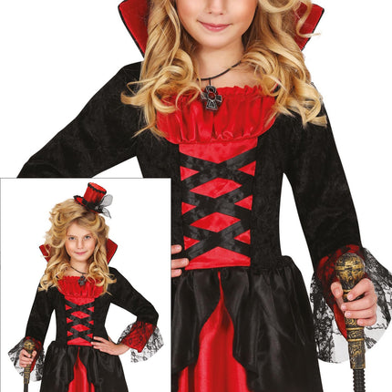 Vestito Halloween Ragazza Vampiro