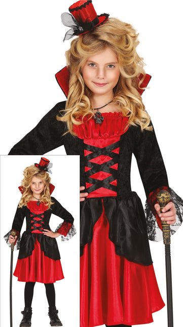 Vestito Halloween Ragazza Vampiro