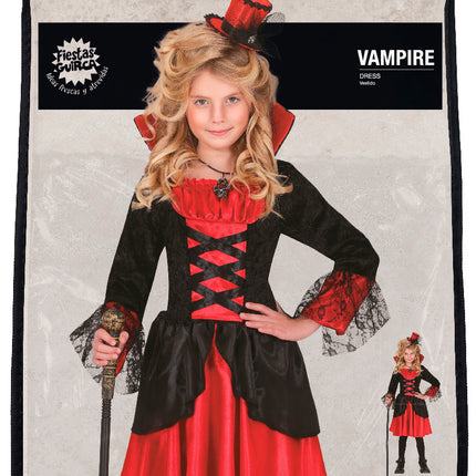 Vestito Halloween Ragazza Vampiro