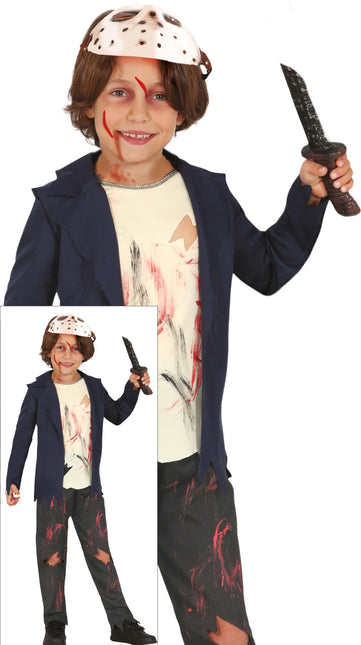 Costume di Halloween da ragazzo assassino