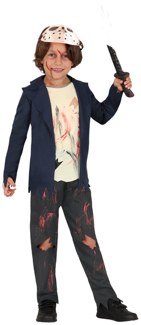 Costume di Halloween da ragazzo assassino