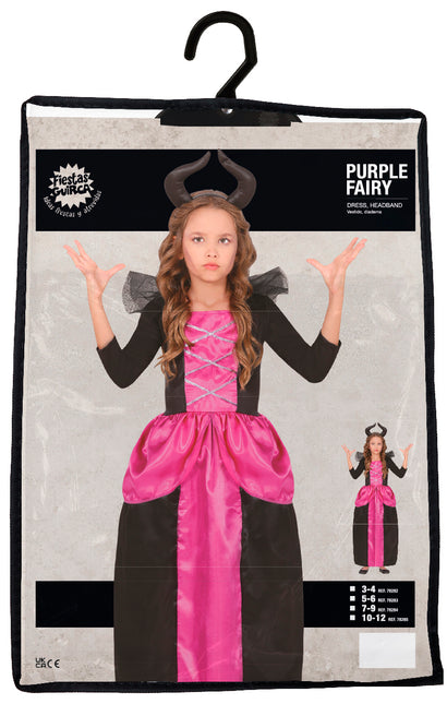 Vestito di Halloween Rosa Ragazza Fata