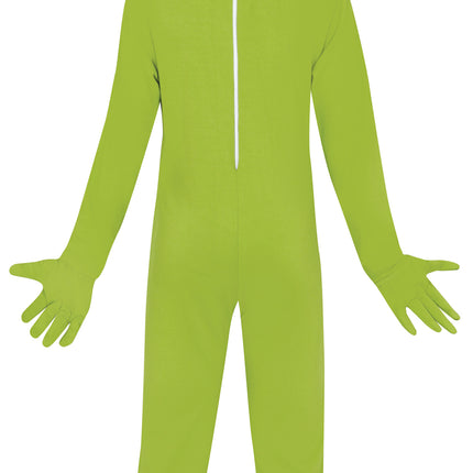Tuta aliena bambino verde