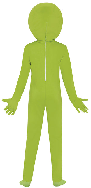 Tuta aliena bambino verde
