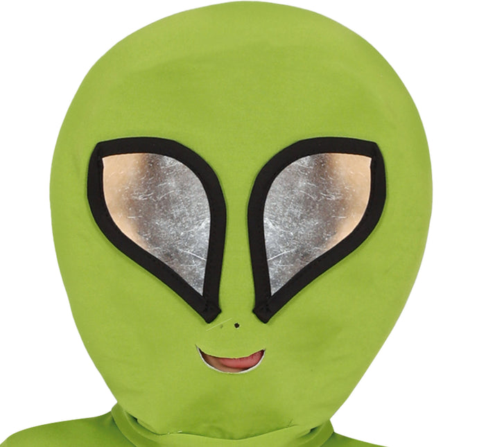 Tuta aliena bambino verde