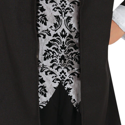 Costume di Halloween da ragazzo nero vampiro
