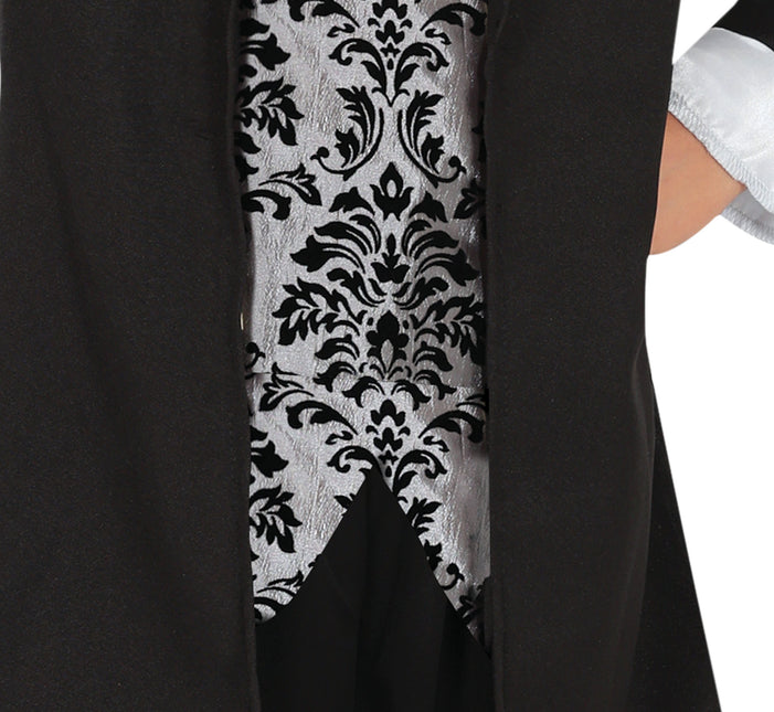 Costume di Halloween da ragazzo nero vampiro