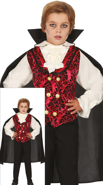 Costume di Halloween da ragazzo vampiro