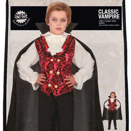 Costume di Halloween da ragazzo vampiro