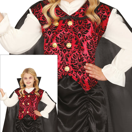 Costume Halloween Ragazza Vampiro