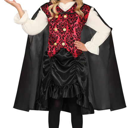 Costume Halloween Ragazza Vampiro