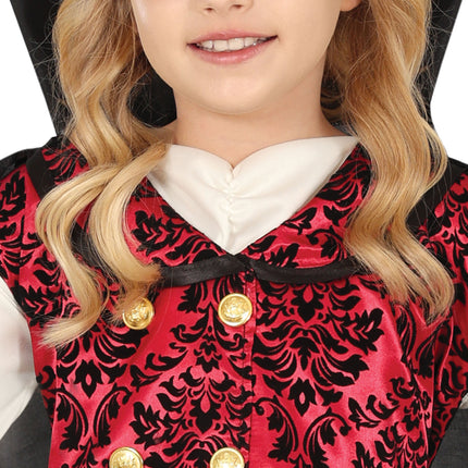 Costume Halloween Ragazza Vampiro