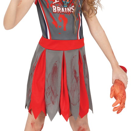 Vestito Halloween Ragazza Zombie Cheerleader