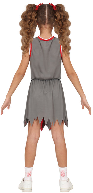 Vestito Halloween Ragazza Zombie Cheerleader