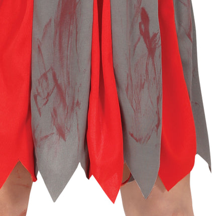 Vestito Halloween Ragazza Zombie Cheerleader