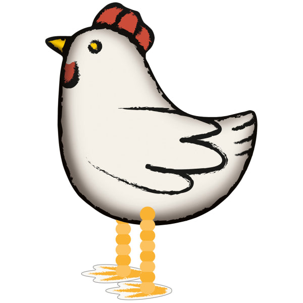 Pollo Airwalker Vuoto 18,5 cm