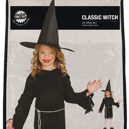 Costume di Halloween da strega per bambini