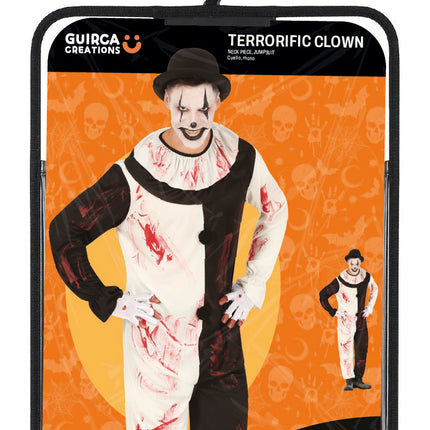 Clown Kostuum Zwart Wit Heren