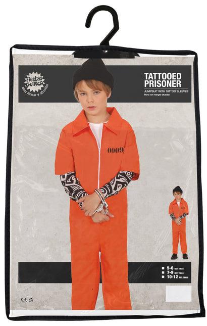 Tuta arancione Ragazzo prigioniero