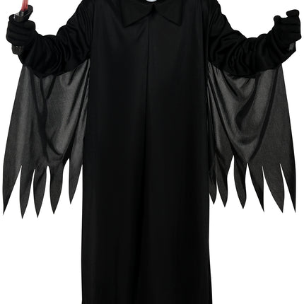 Costume di Halloween da fantasma nero per bambini